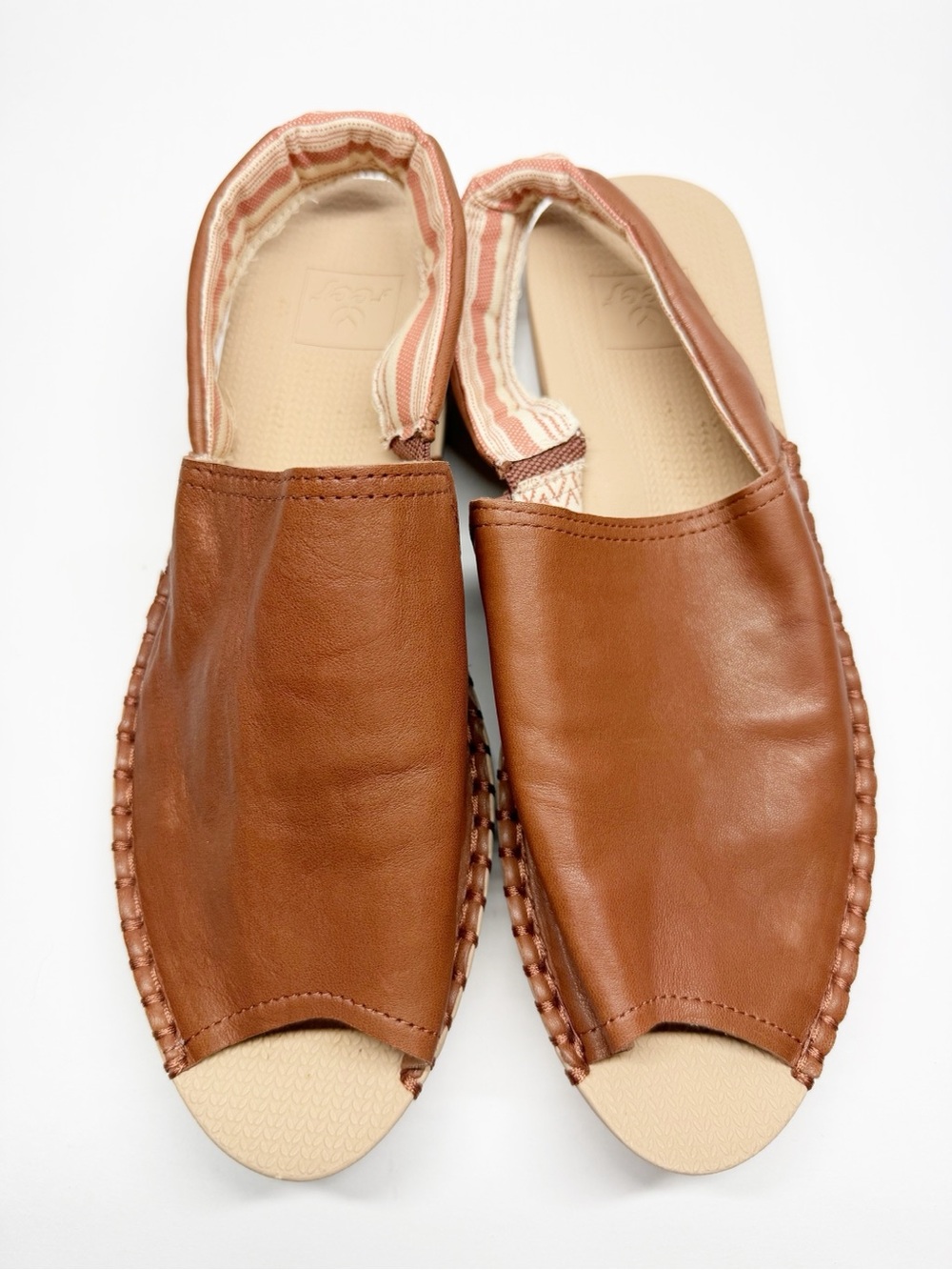 Reef Escape Leather Sling Sandals Brown Size 9 - Picture 2 of 9